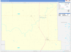 Box Butte County, NE Digital Map Basic Style